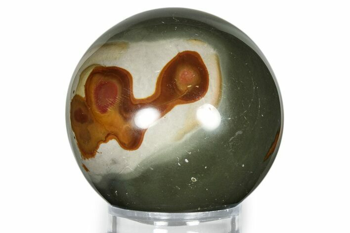 Polished Polychrome Jasper Sphere - Madagascar #341646
